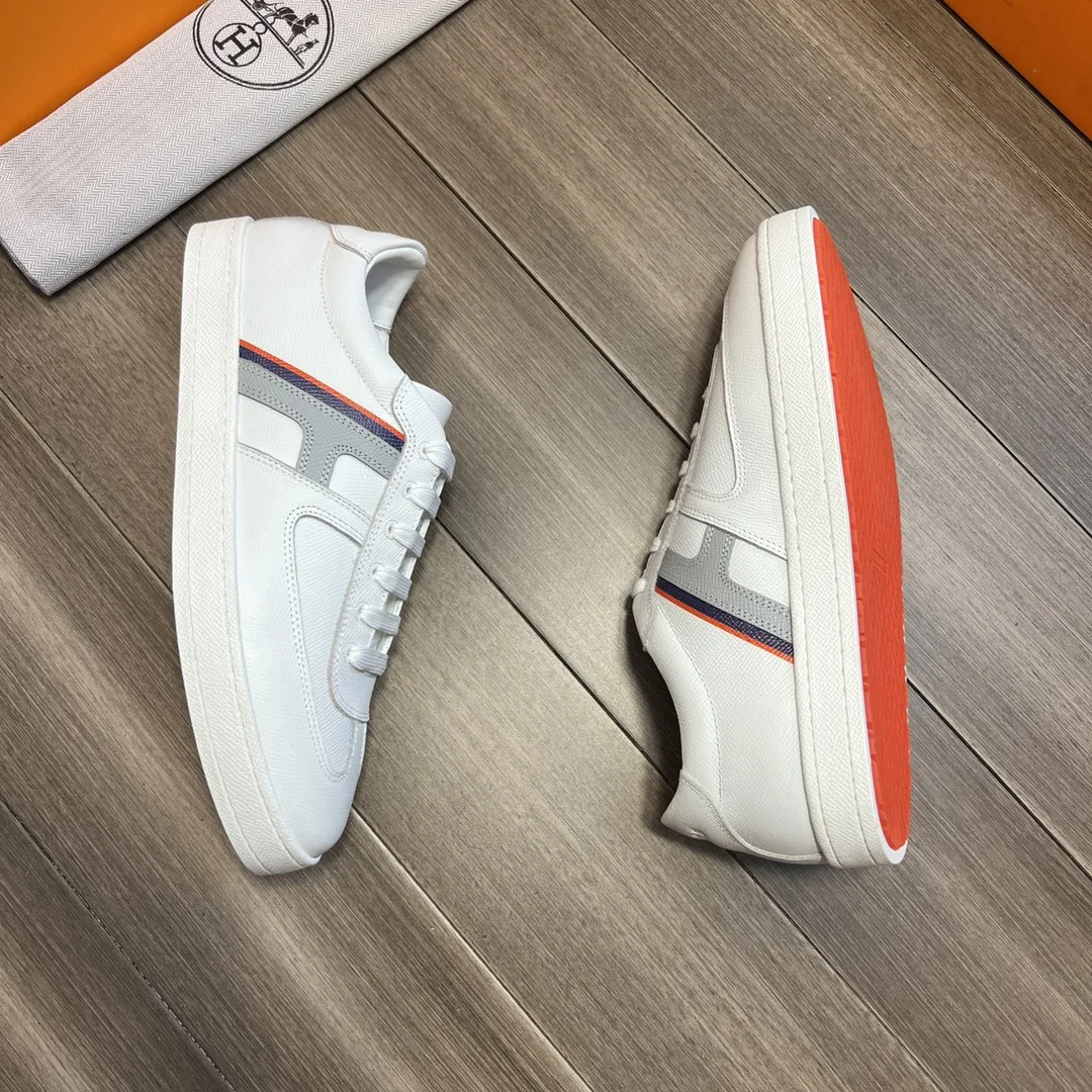 Hermes Boomerang Sneaker White - Image 7