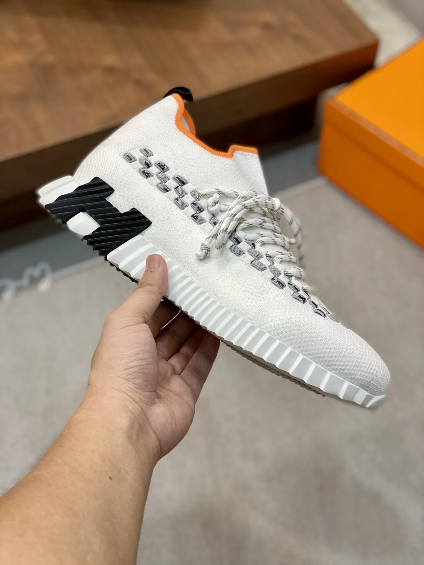 Hermes Sneakers Flex White - Image 7