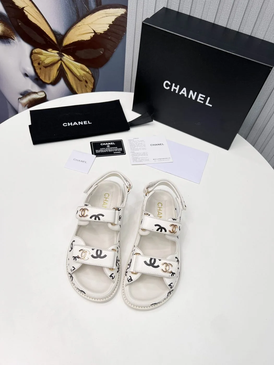 Chanel Women’s Sandals White - Image 2