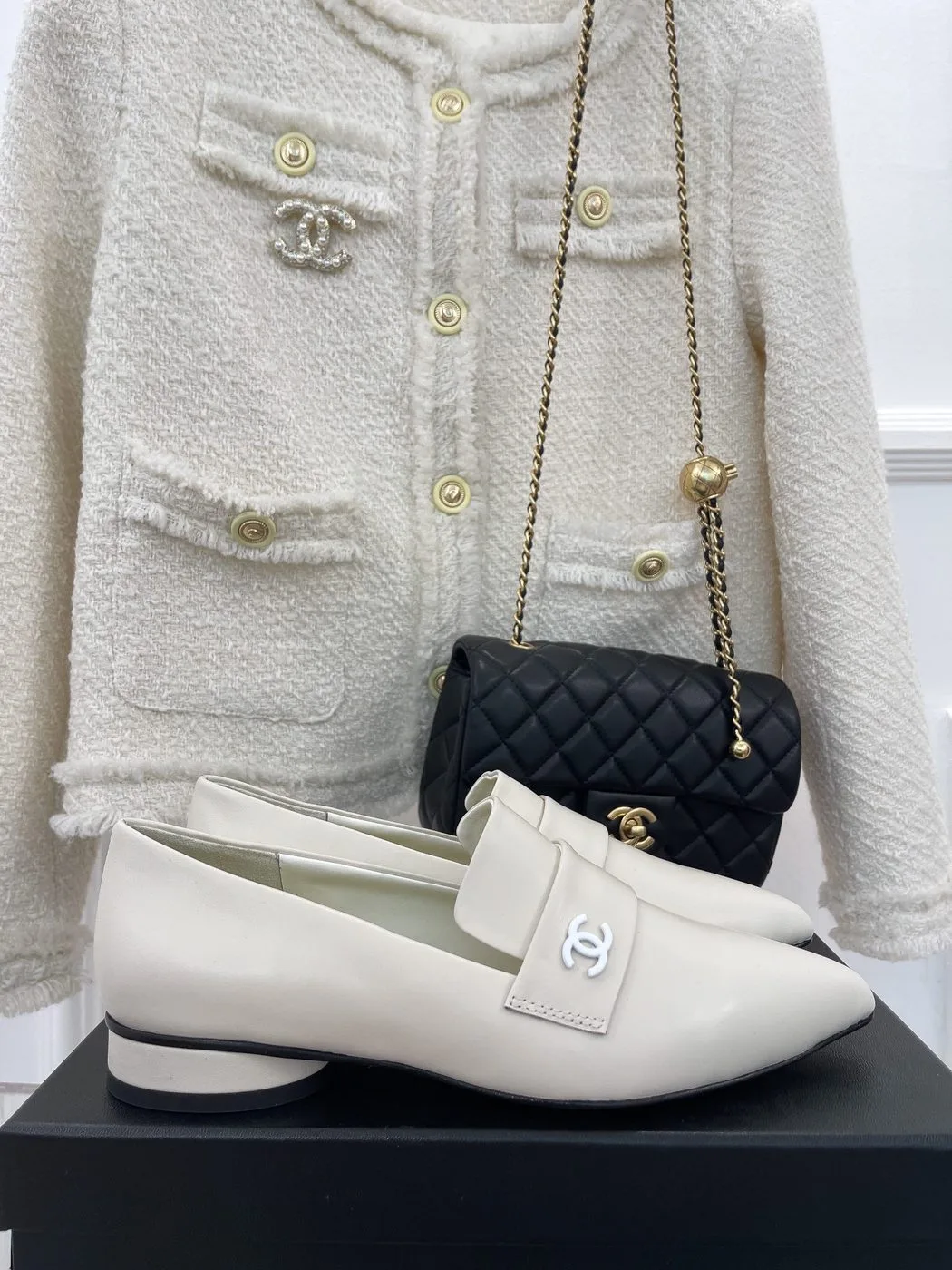 Alternative view of Chanel Women’s Loafer With Logo White