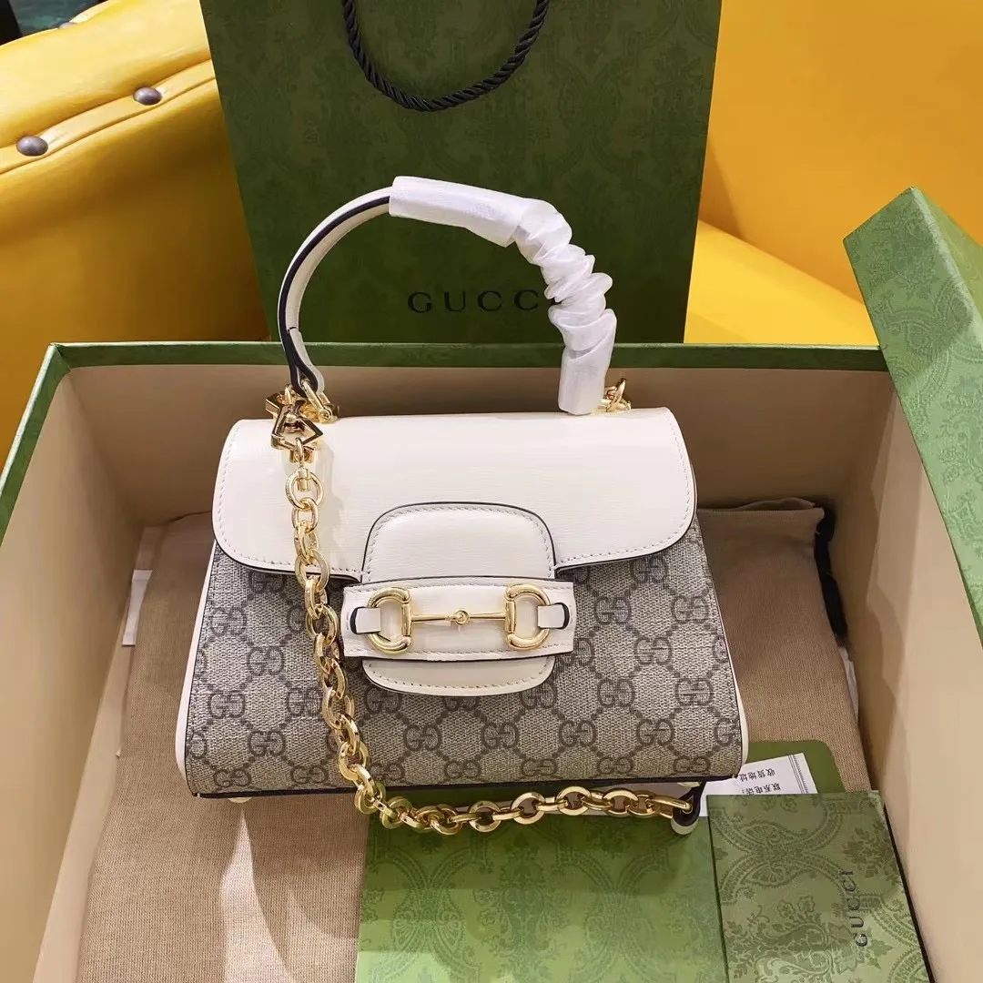 Alternative view of Gucci Horsebit 1955 Mini Bag White