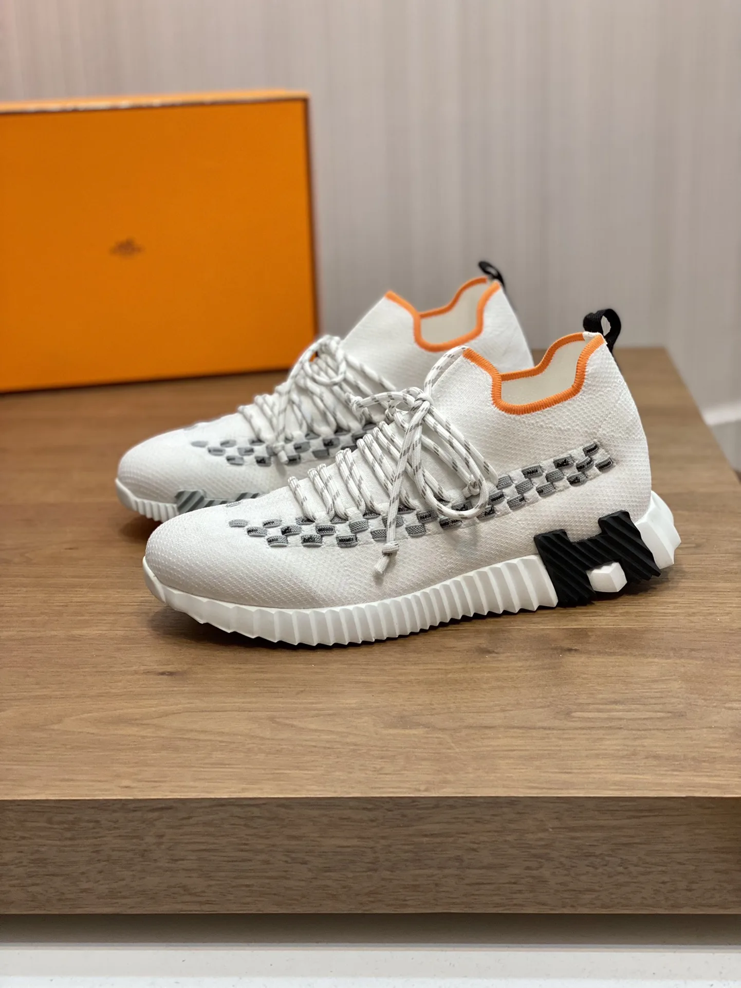 Hermes Sneakers Flex White - Image 9