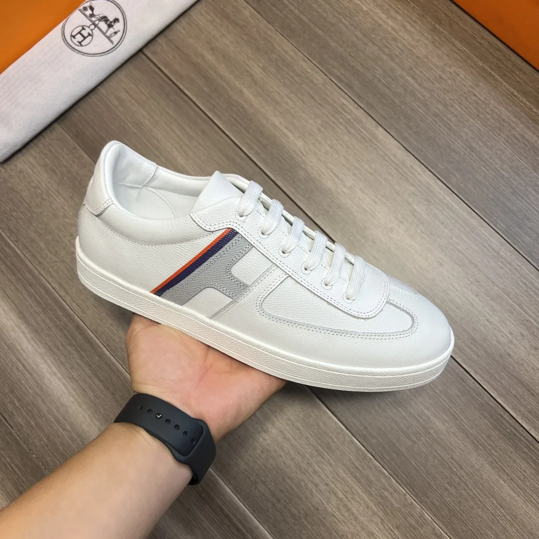 Hermes Boomerang Sneaker White - Image 4