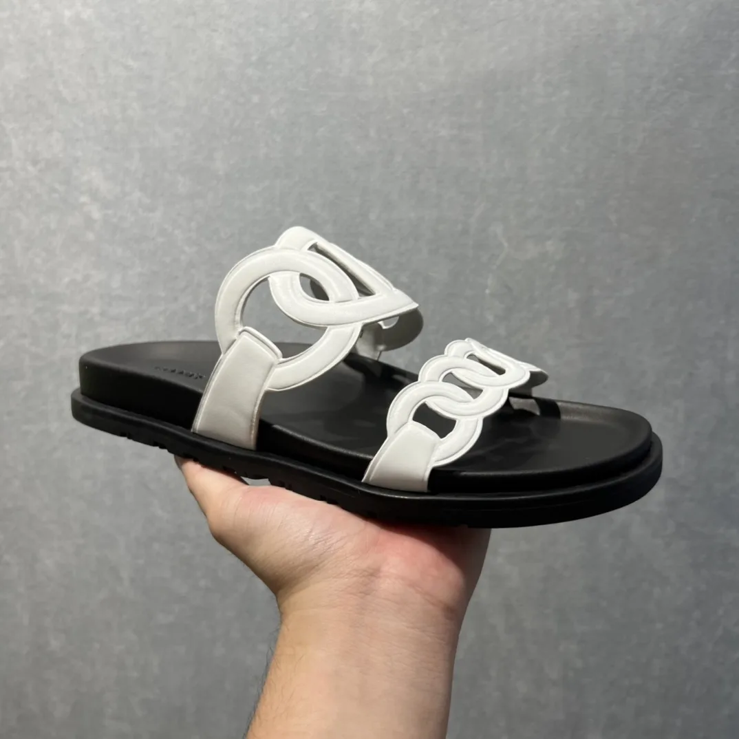 Hermes Extra Sandals White - Image 3