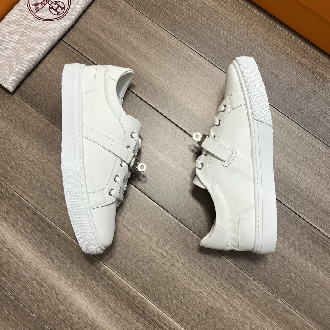 Hermes Casual Sneakers White - Image 4