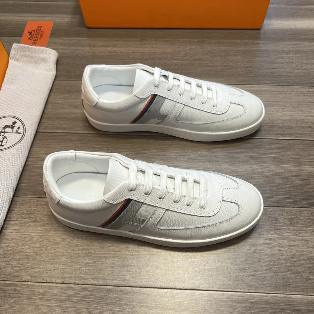 Hermes Boomerang Sneaker White - Image 3