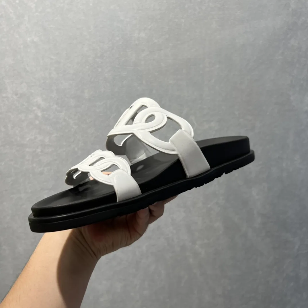 Alternative view of Hermes Extra Sandals White
