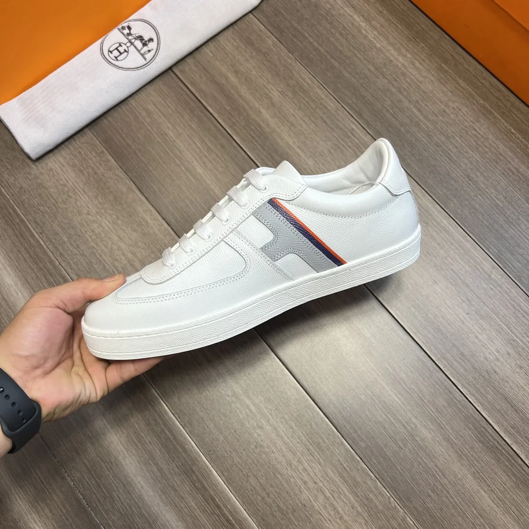 Alternative view of Hermes Boomerang Sneaker White