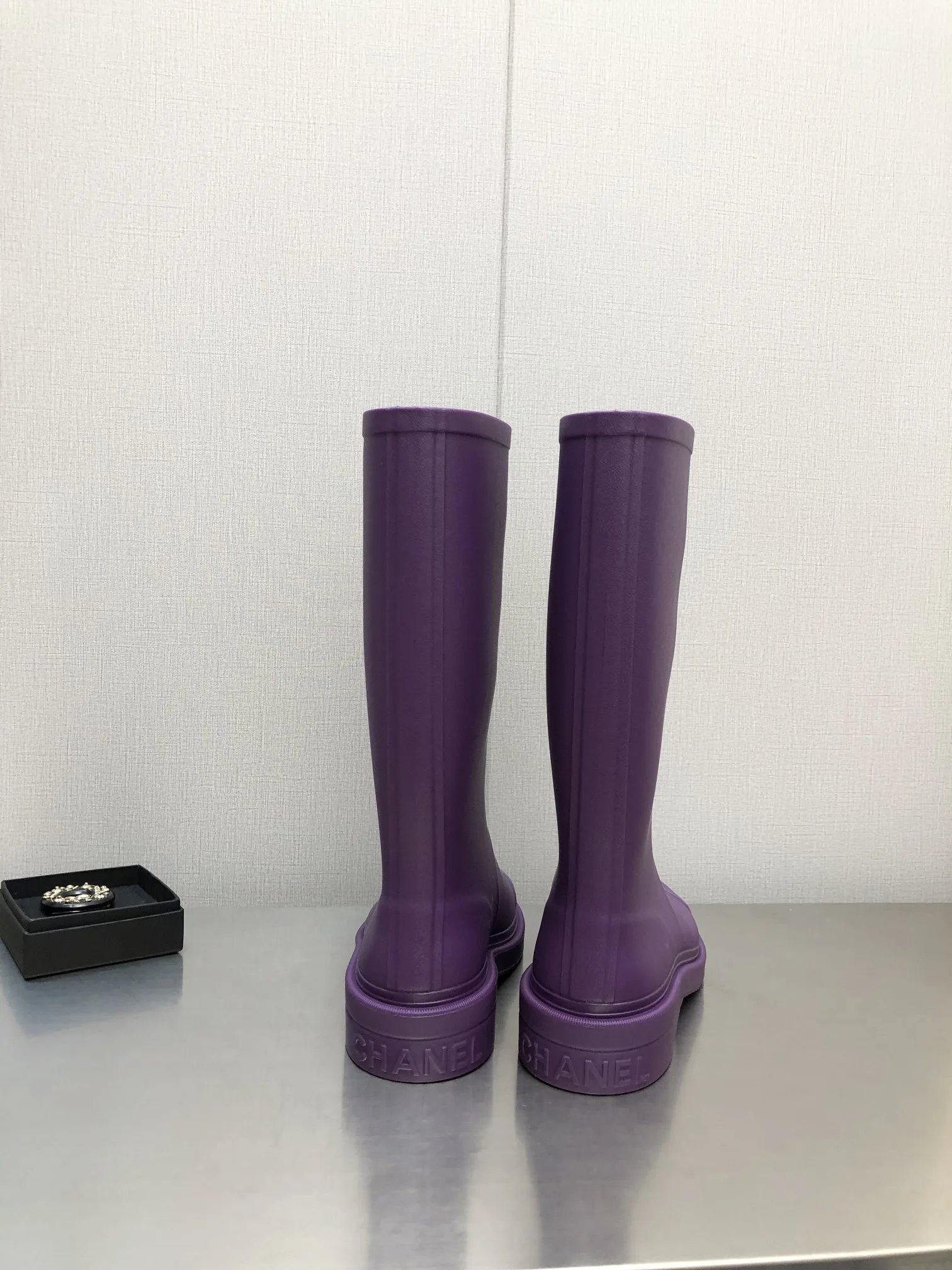 Alternative view of Chanel Women’s Hight Boots Purple