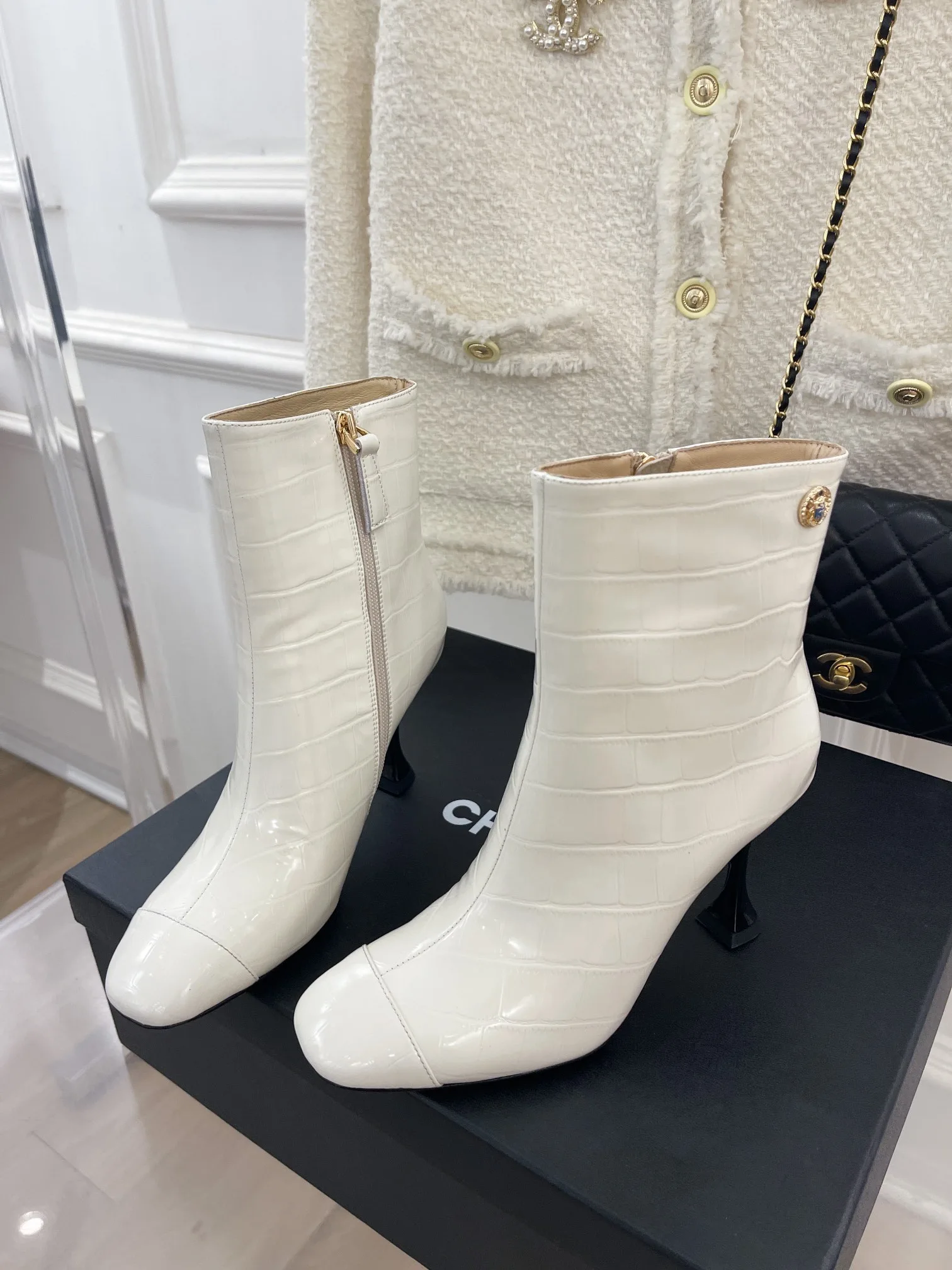 Alternative view of Chanel Women’s Short Boots White