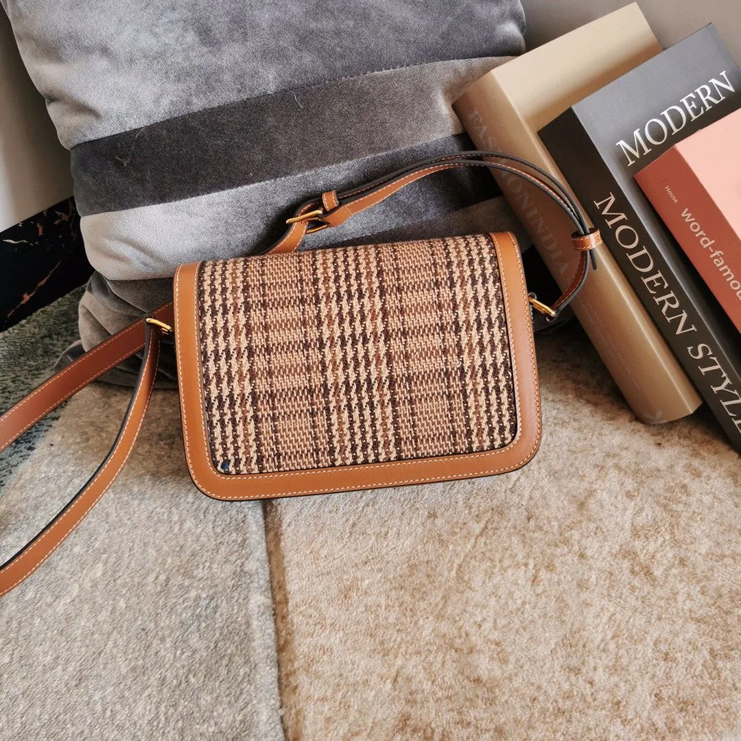 Celine Teen Triomphe Check Bag Brown / - Image 5