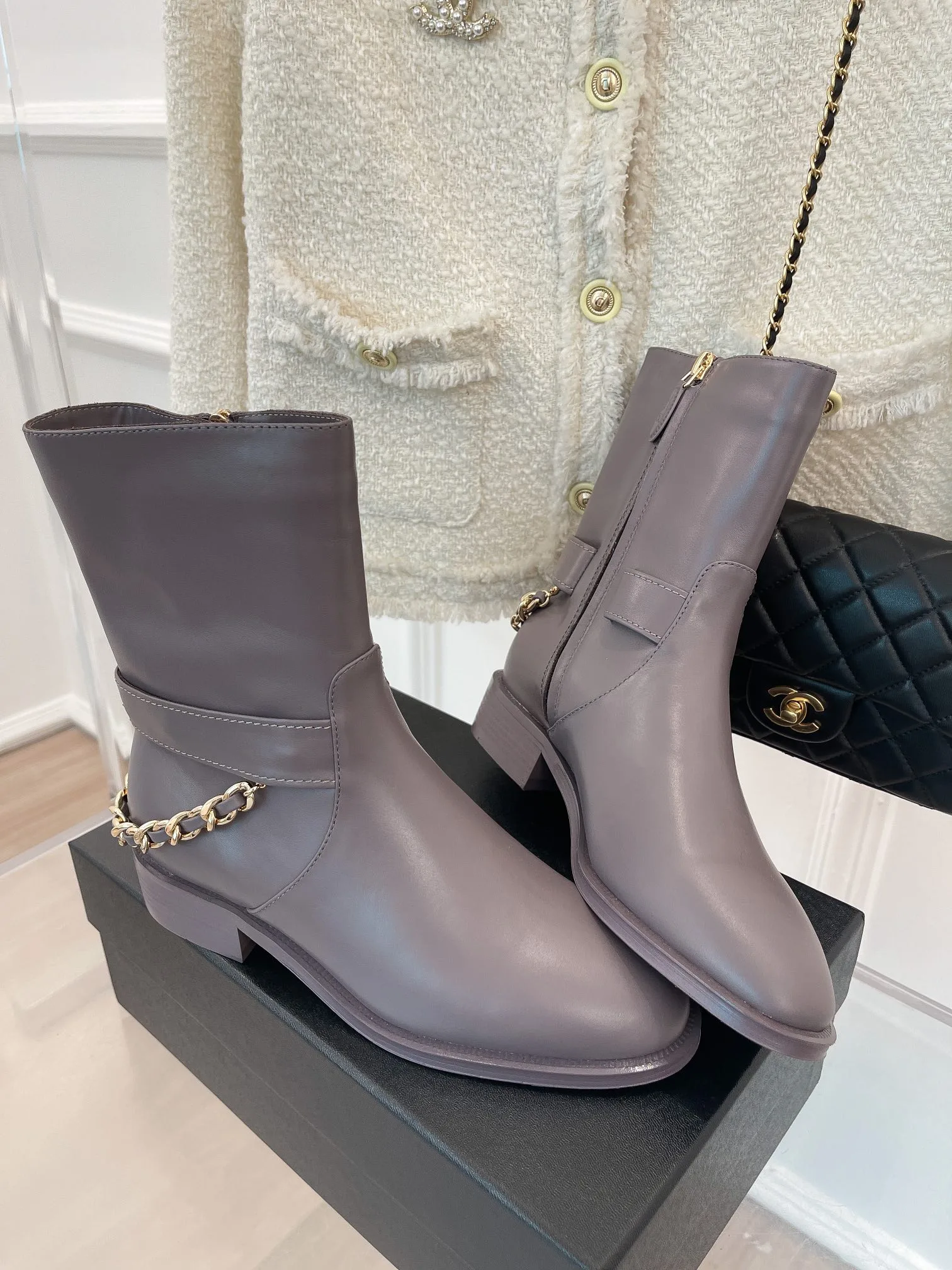 Chanel Ankle Boots