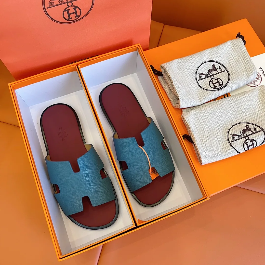Alternative view of Hermes Izmir Sandals Blue/ Purple