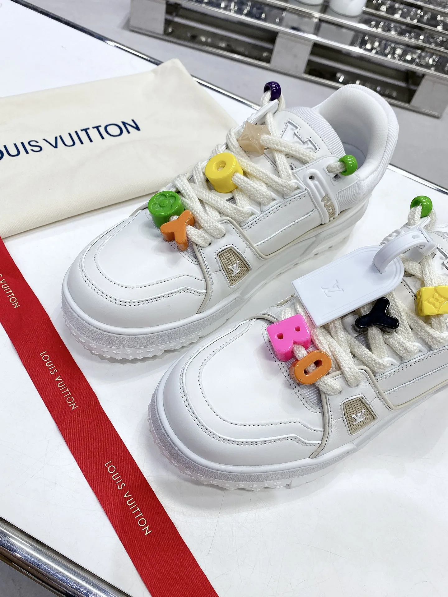 Louis Vuitton LV Trainer Sneaker White - Image 9
