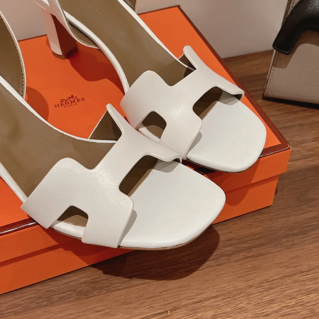 Hermes Oasis Sandal White / - Image 7