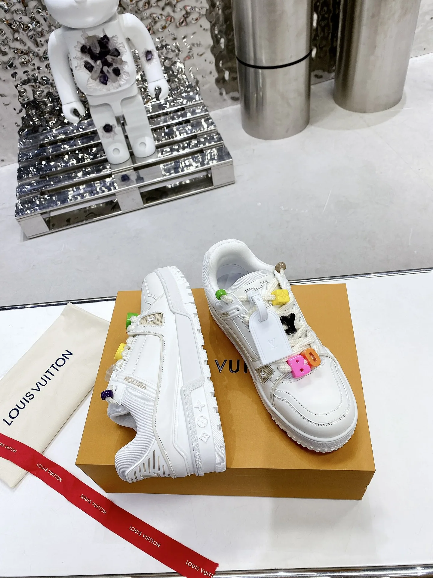 Louis Vuitton LV Trainer Sneaker White - Image 5