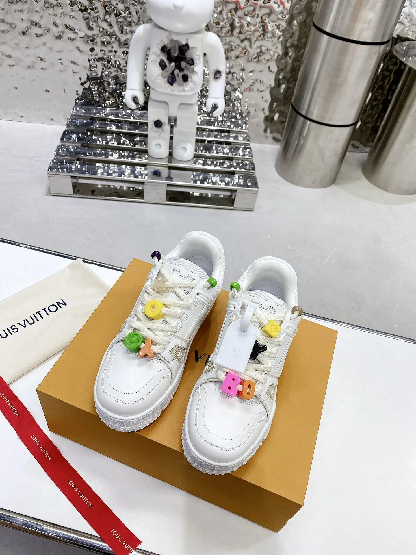 Louis Vuitton LV Trainer Sneaker White - Image 4