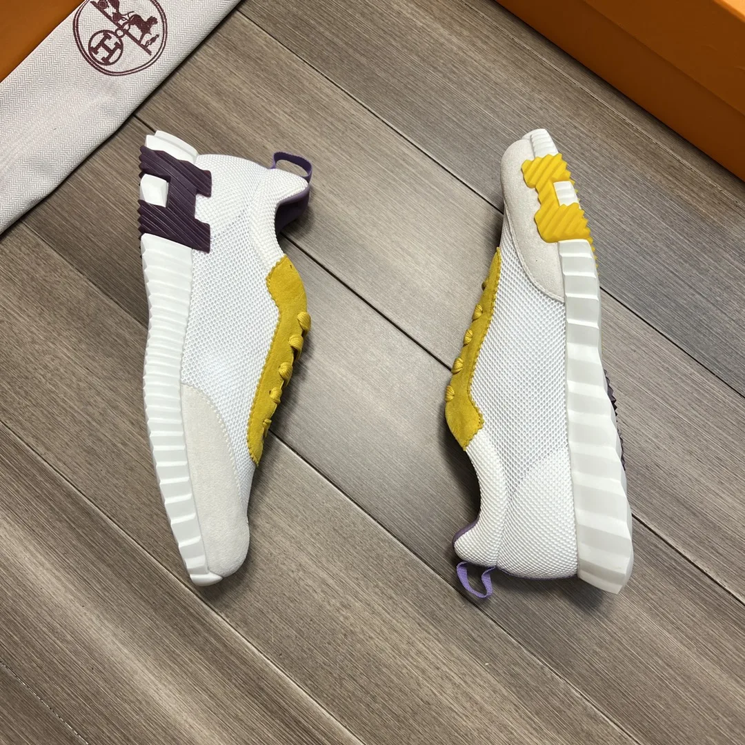 Hermes Bouncing Sneakers Yellow - Image 6