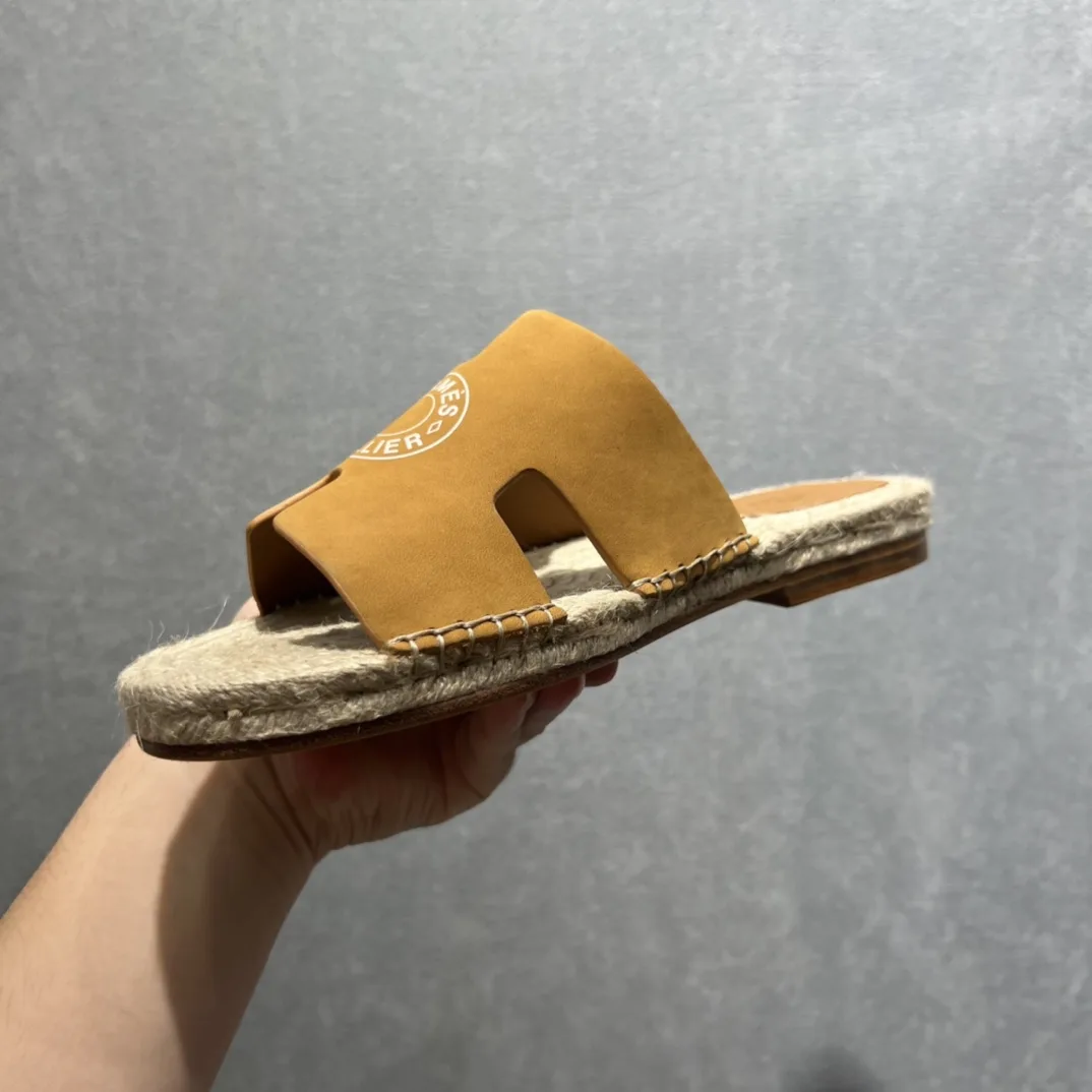 Hermes Old Espadrilles Yellow - Image 3