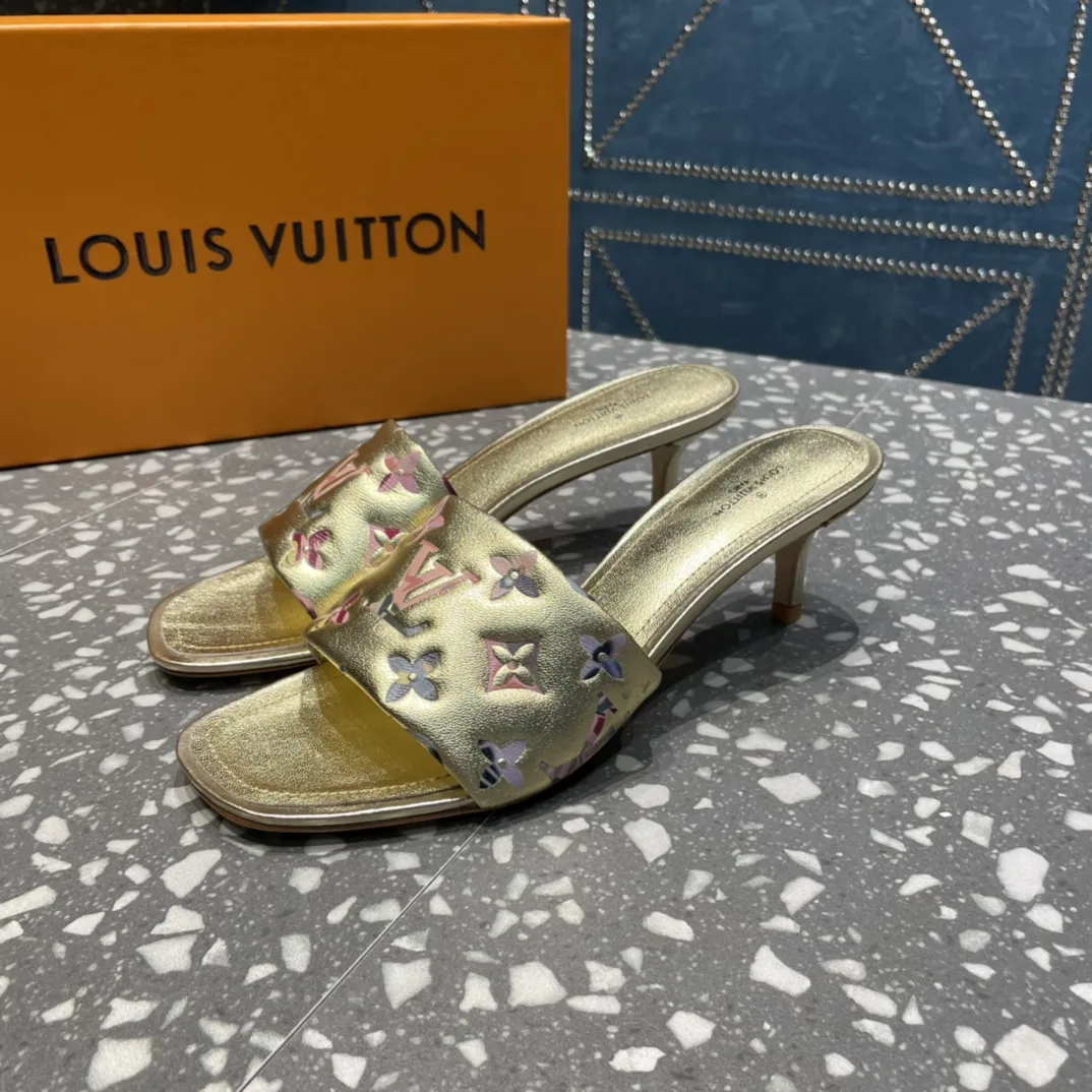 Louis Vuitton Women’s Revival Mule Gold - Image 4