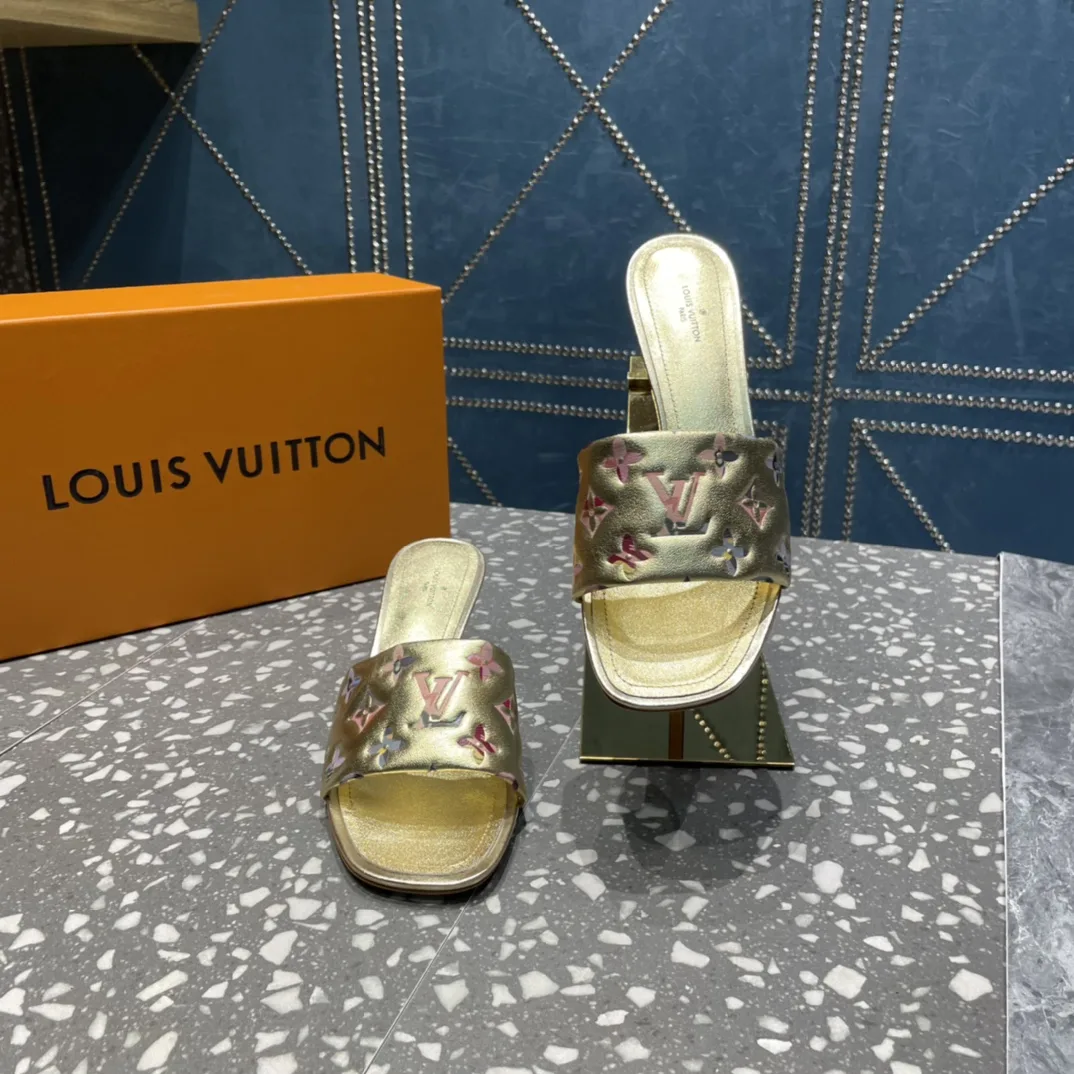 Louis Vuitton Women’s Revival Mule Gold - Image 3