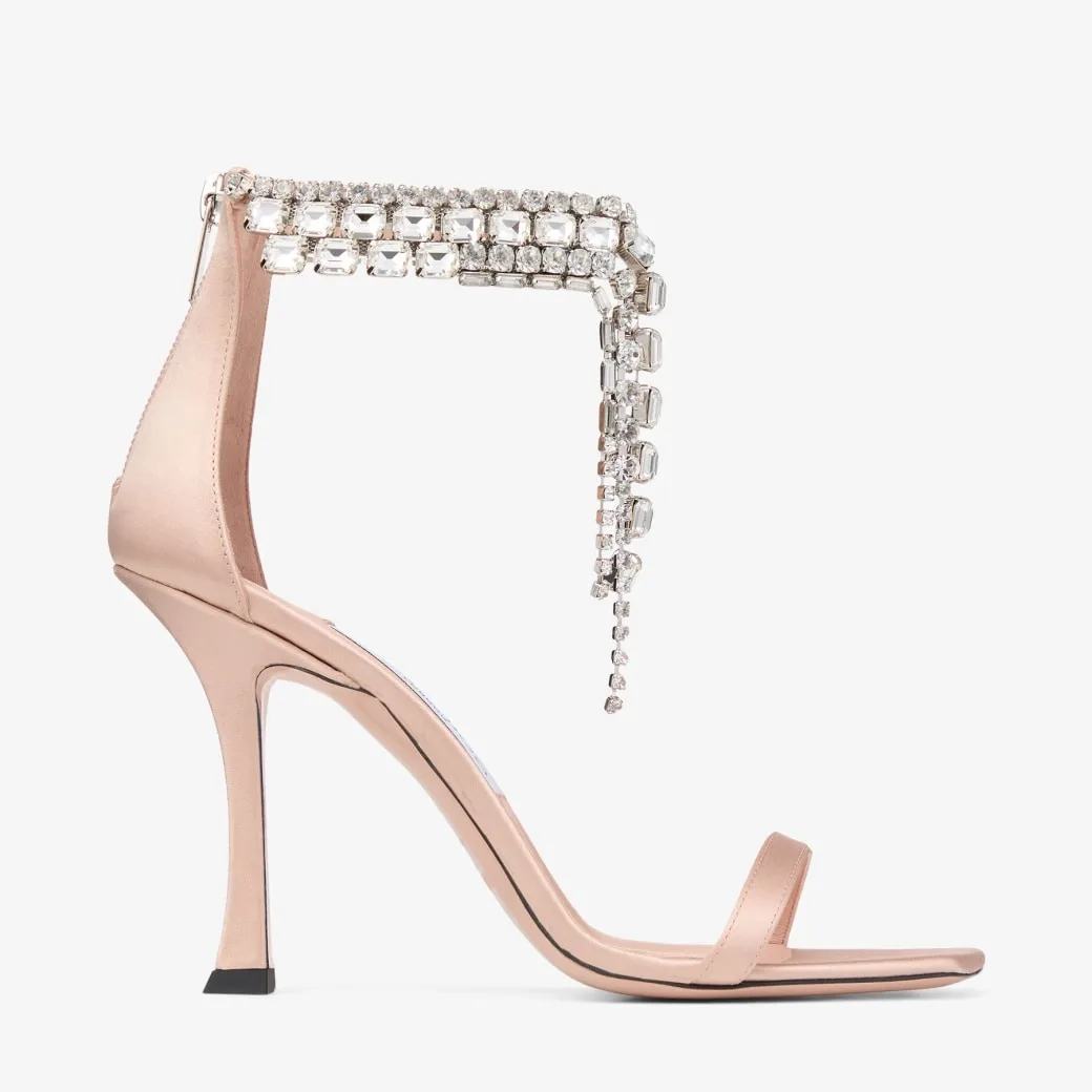 Jimmy Choo Verity Sandal 100 Macaron VERITYSANDAL100SAT - Image 3