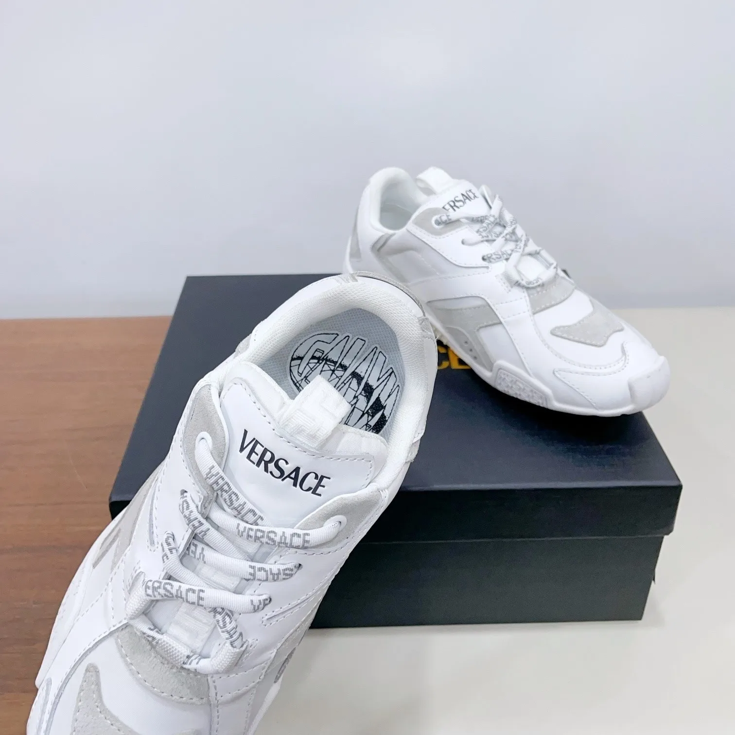 Versace Galaxia Sneakers White -1A12892_2EJ70 - Image 10