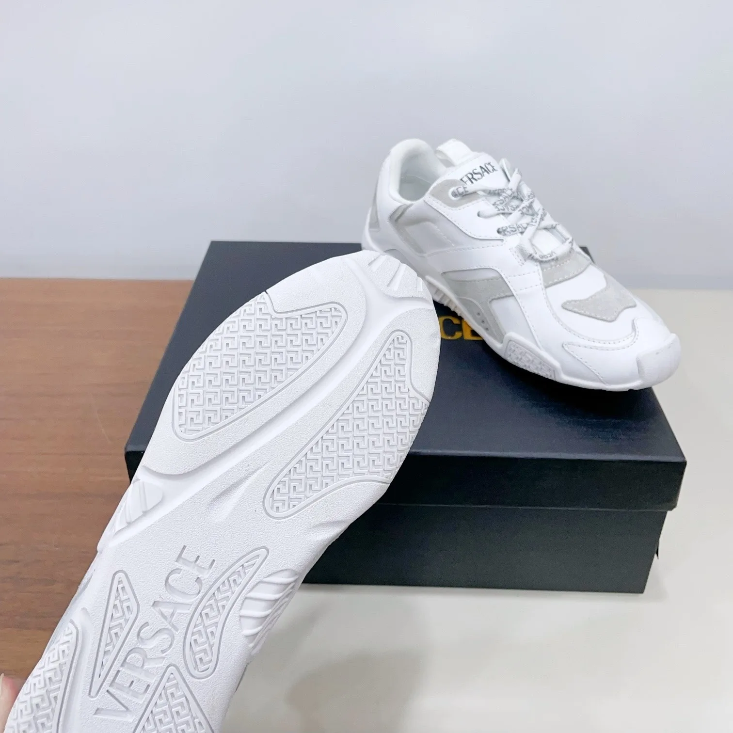 Versace Galaxia Sneakers White -1A12892_2EJ70 - Image 6