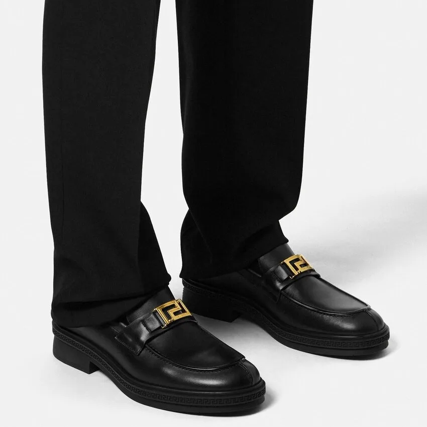 Alternative view of Versace Greca Loafers Black -1A13478_DSS_435_1B00V