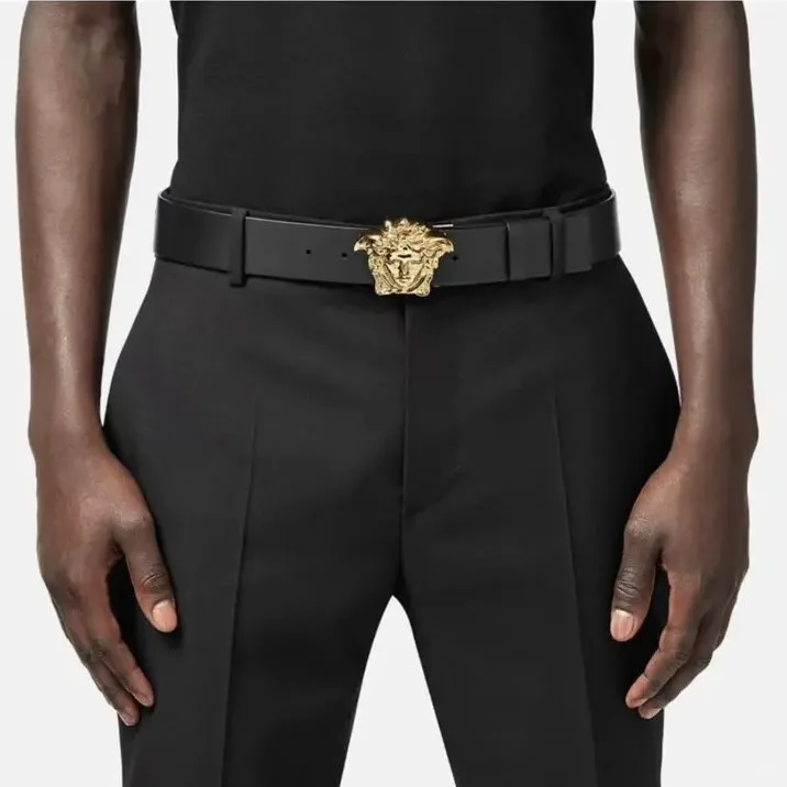 Versace Medusa Medium Leather Belt Multicolor - Image 3