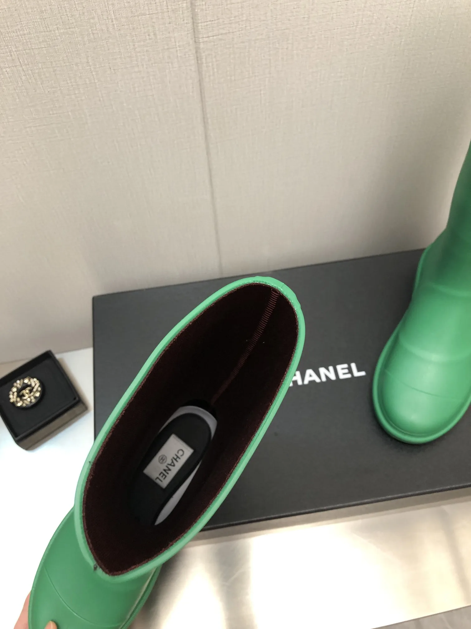 Alternative view of Chanel Women’s Hight Boots Green