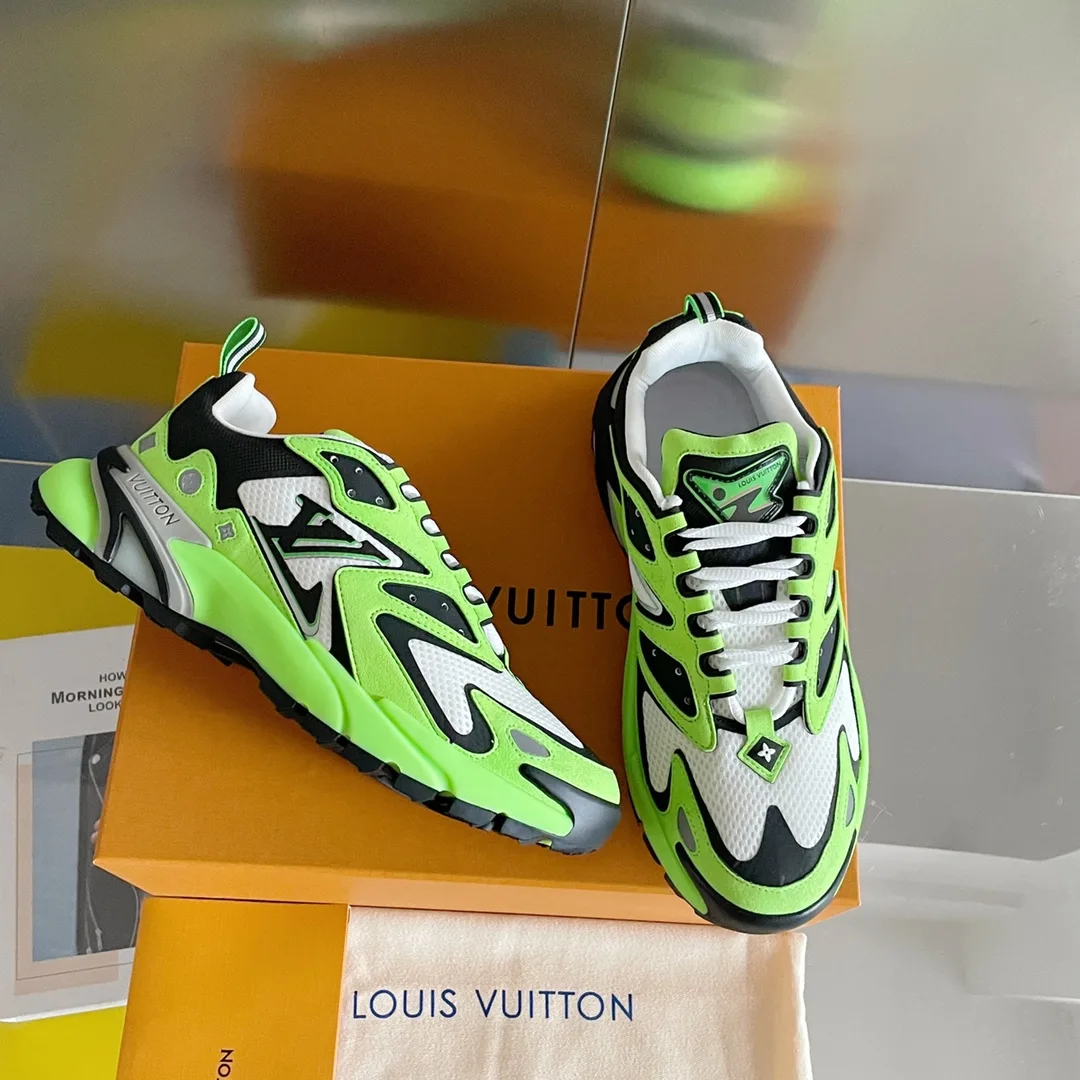 Louis Vuitton LV Runner Tatic Sneaker Green LV 1A9JER - Image 9