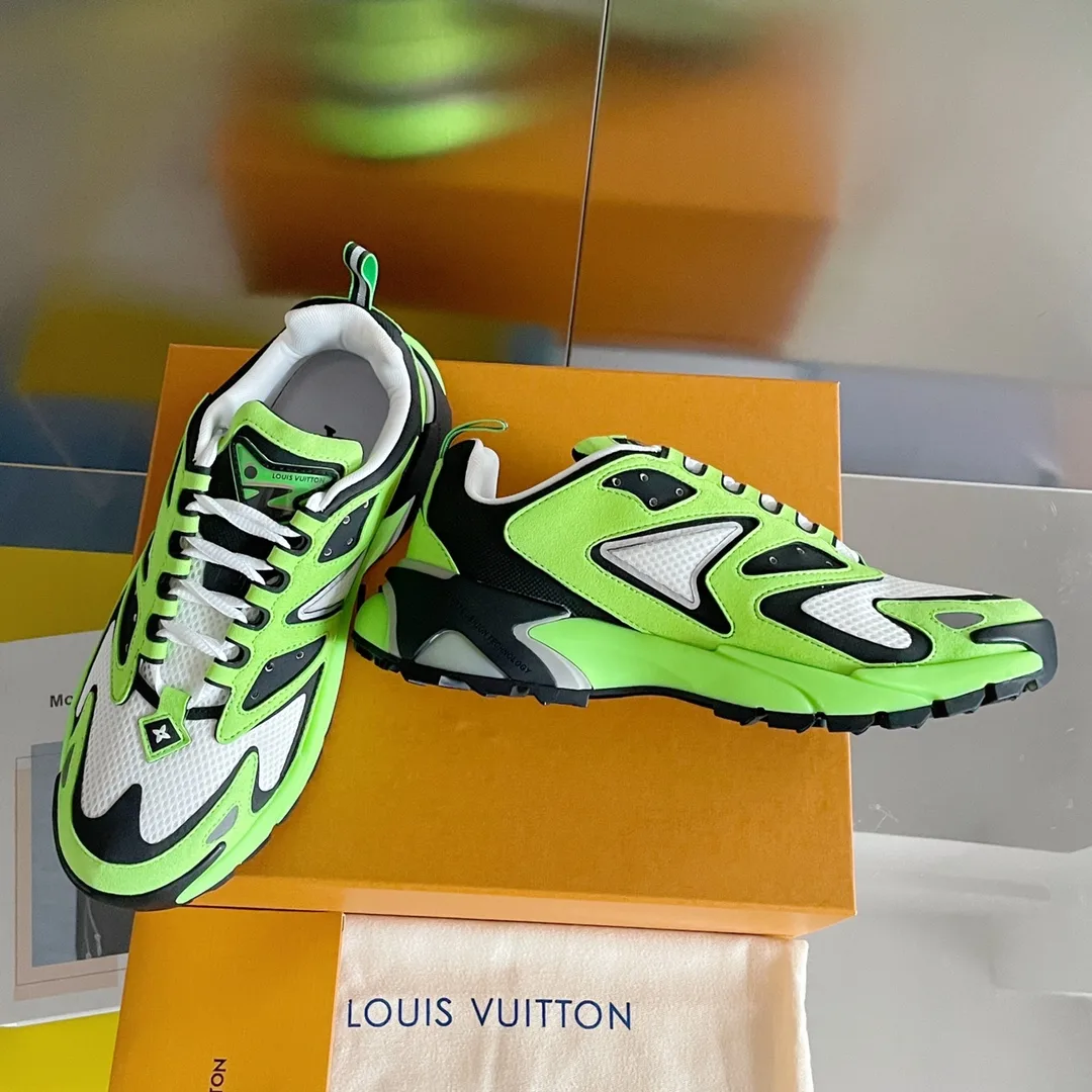 Louis Vuitton LV Runner Tatic Sneaker Green LV 1A9JER - Image 8