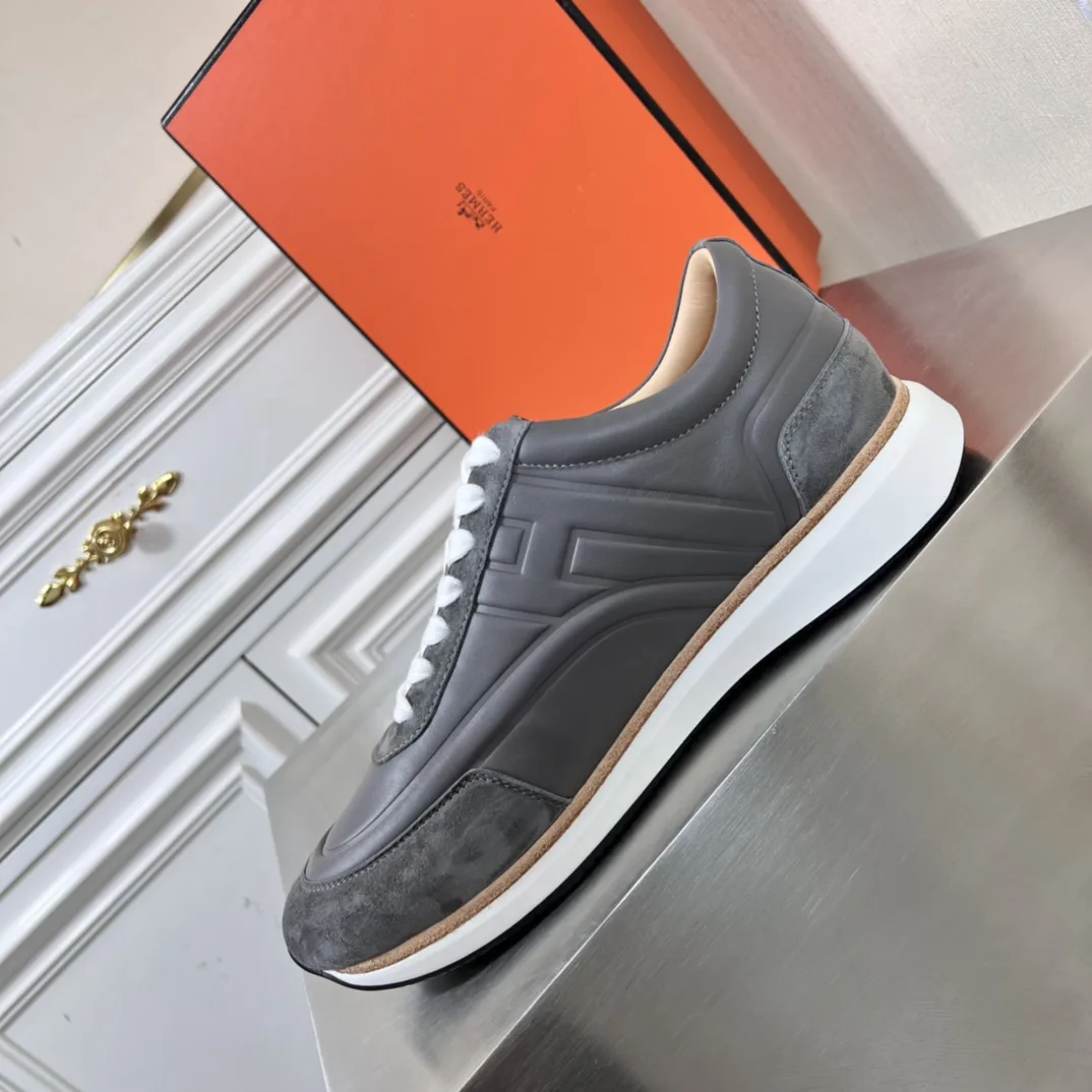 Hermes Easy Trainers Gray - Image 7