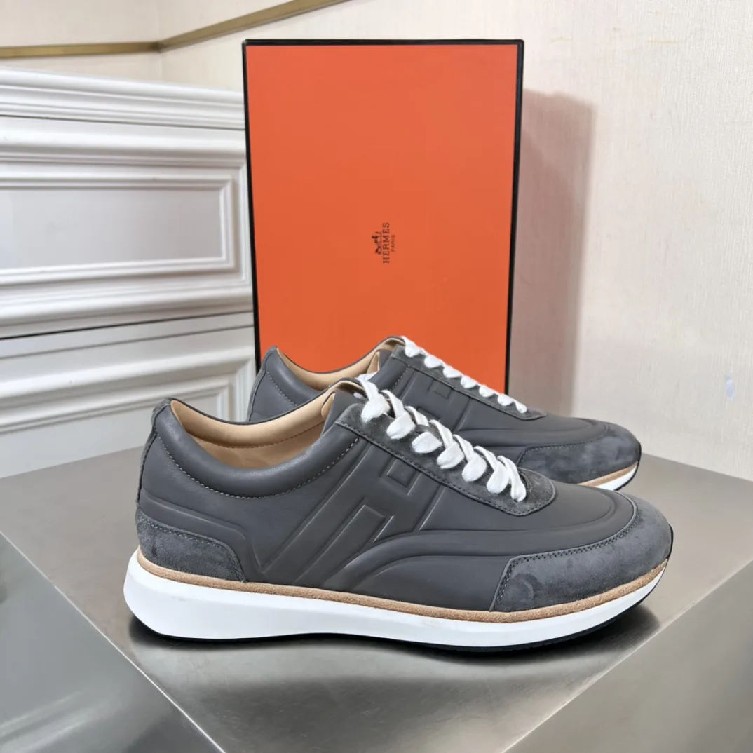 Hermes Easy Trainers Gray - Image 3