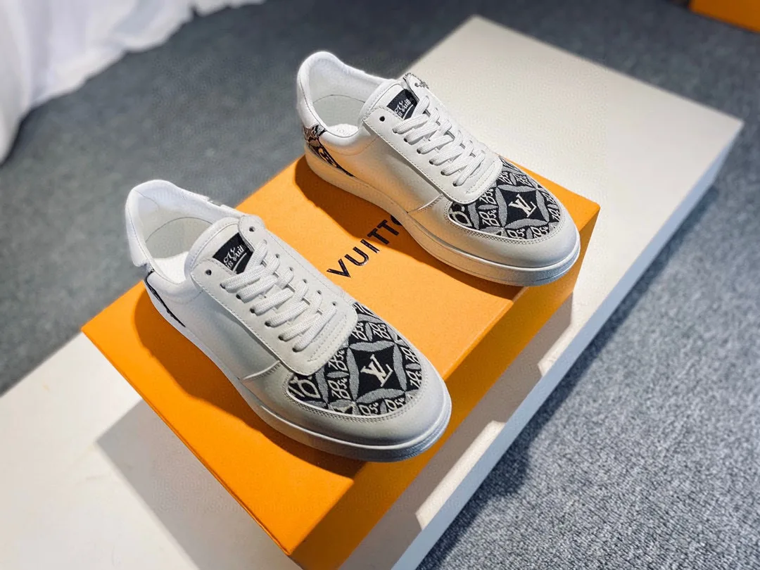 Alternative view of Louis Vuitton Rivoli Sneaker Gray And White