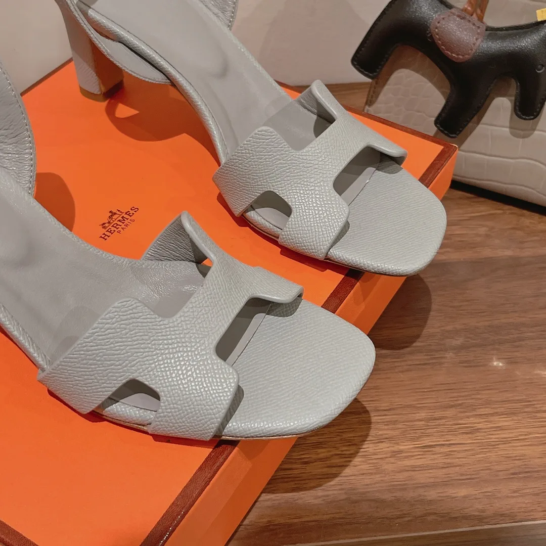 Hermes Eternite Sandal Grey / - Image 9