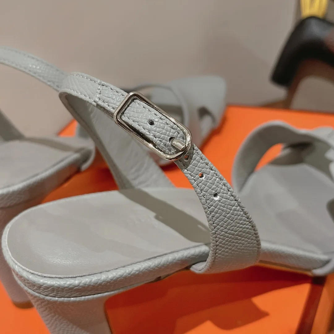 Hermes Eternite Sandal Grey / - Image 8
