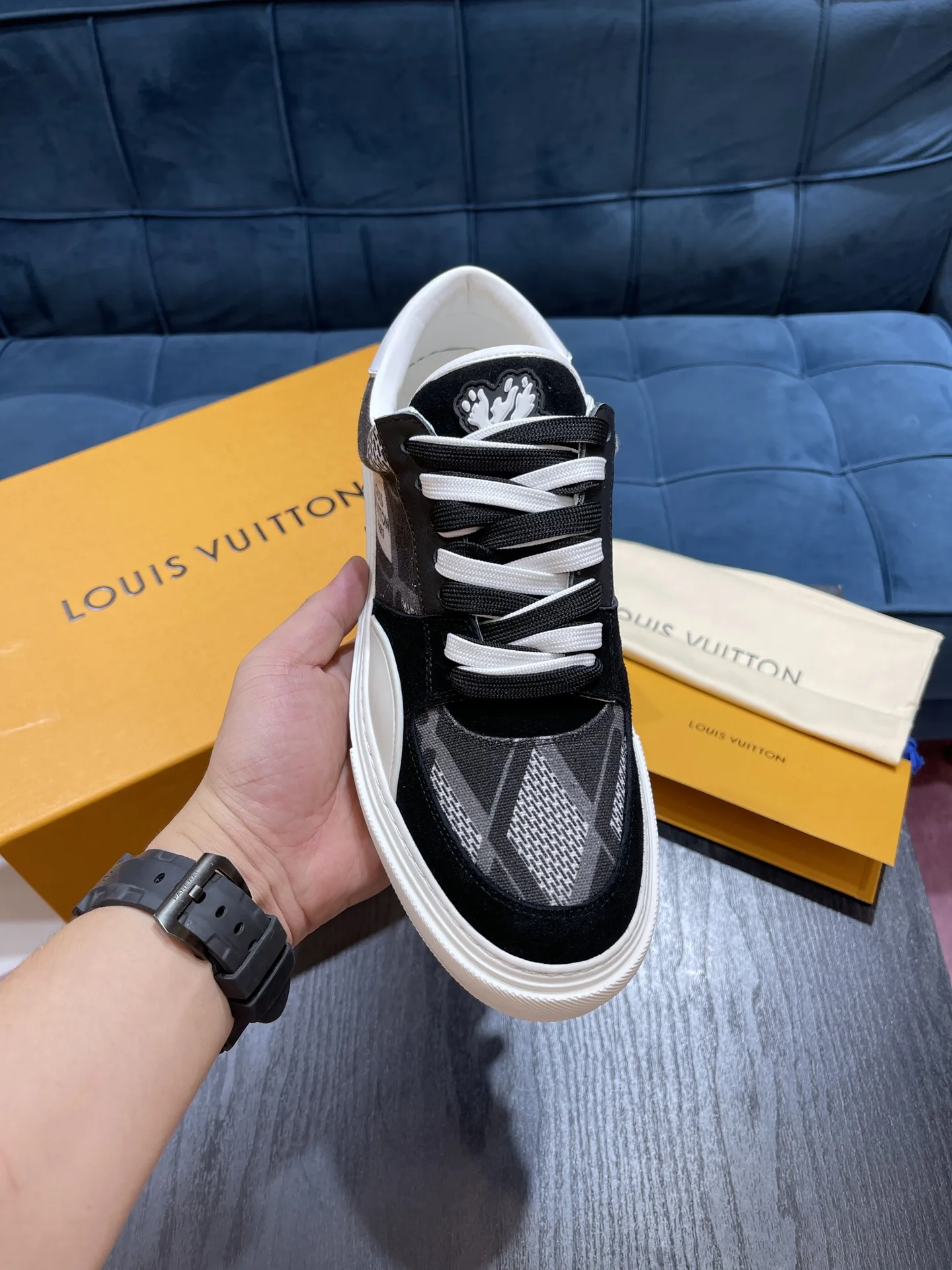 Louis Vuitton LV Ollie Richelieu Black - Image 6