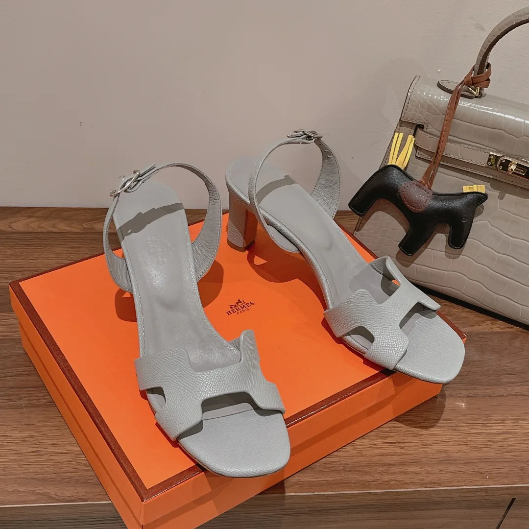 Hermes Eternite Sandal Grey / - Image 6