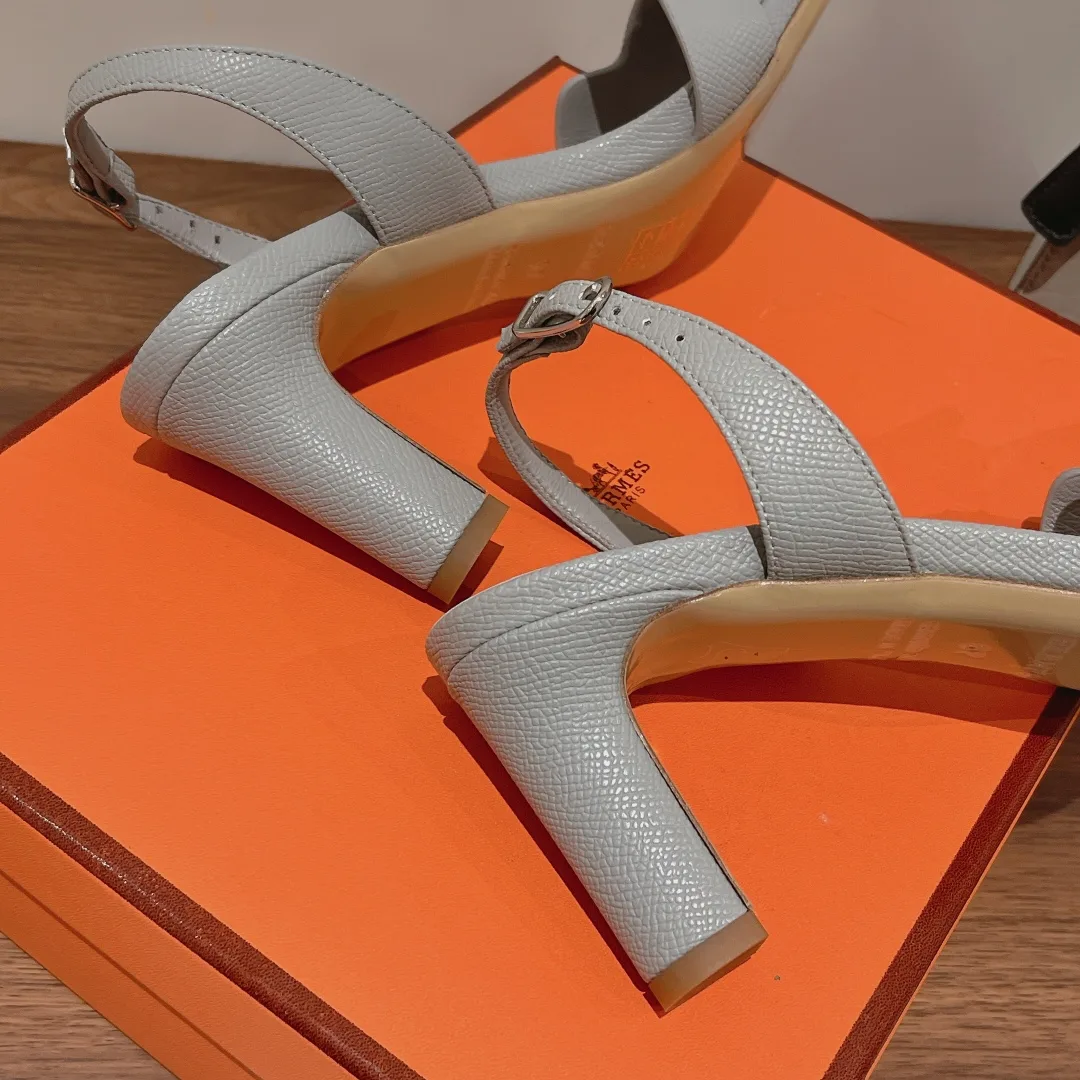 Hermes Eternite Sandal Grey / - Image 5