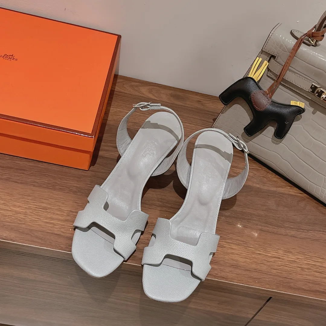 Hermes Eternite Sandal Grey / - Image 4