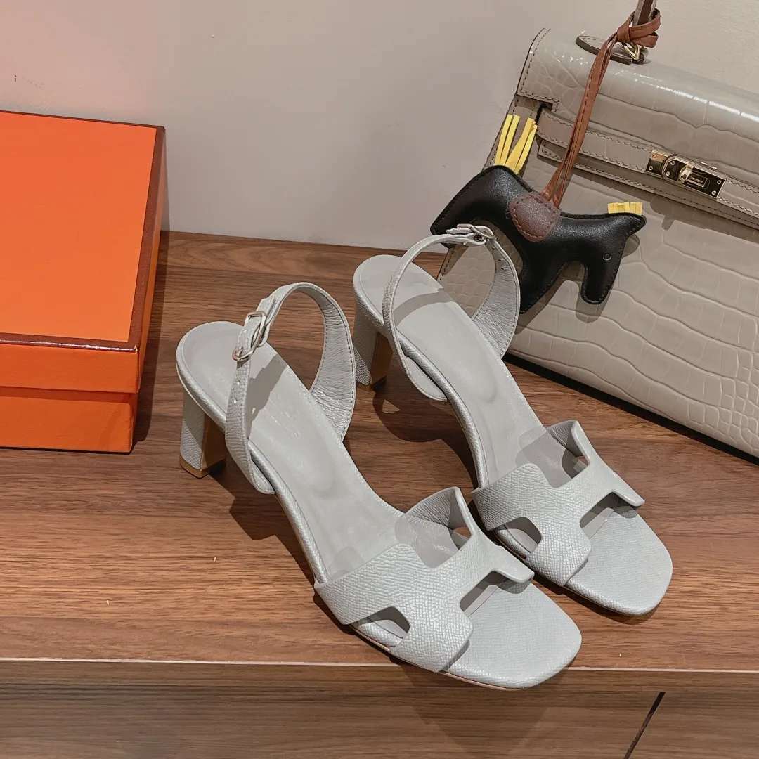 Alternative view of Hermes Eternite Sandal Grey /