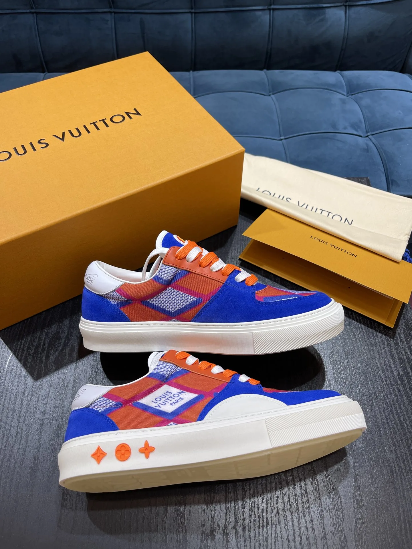 Louis Vuitton LV Ollie Richelieu Orange LV 1AAHQF - Image 6