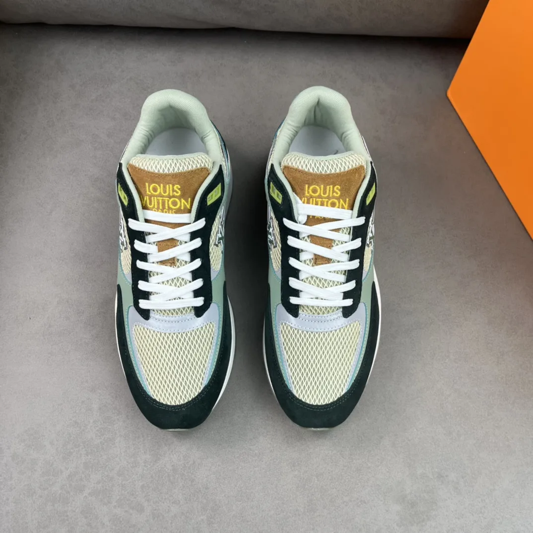 Louis Vuitton Run Away Sneaker Green LV 1A9J0N - Image 9