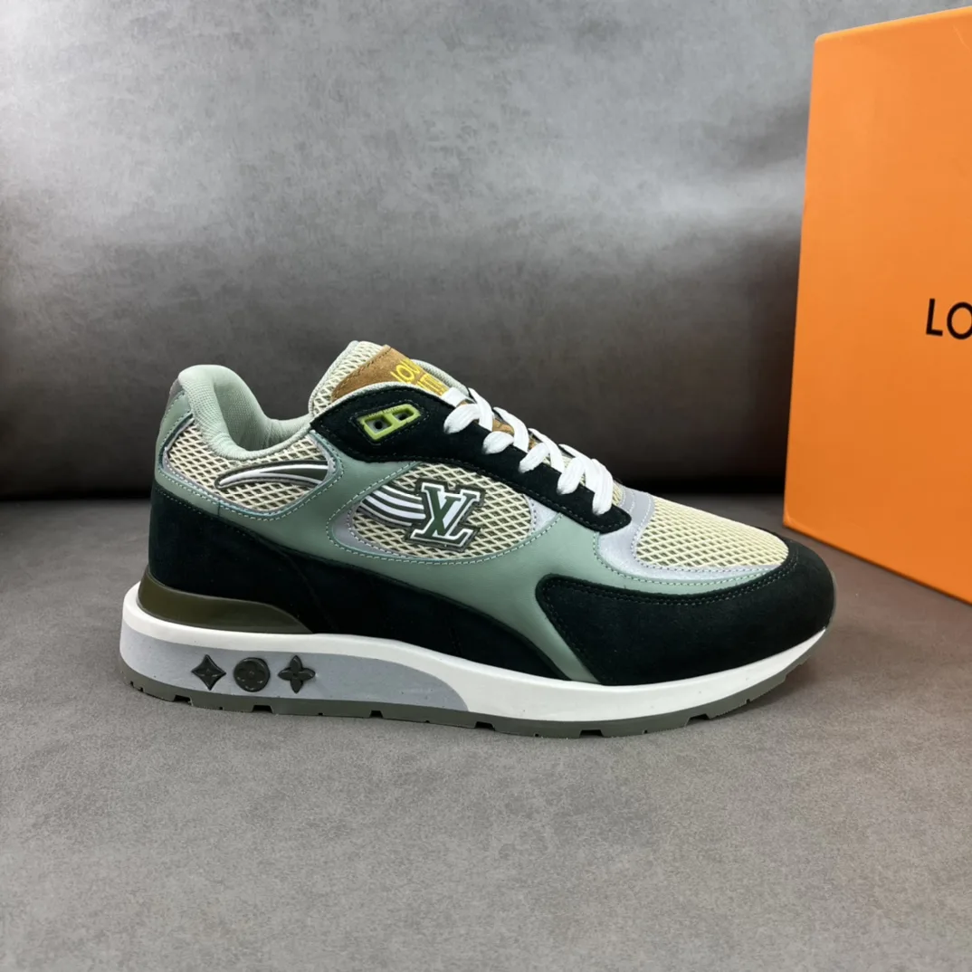 Louis Vuitton Run Away Sneaker Green LV 1A9J0N - Image 8
