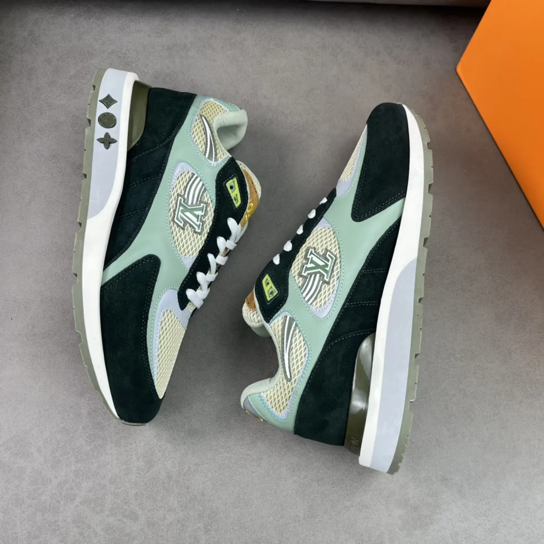 Louis Vuitton Run Away Sneaker Green LV 1A9J0N - Image 7