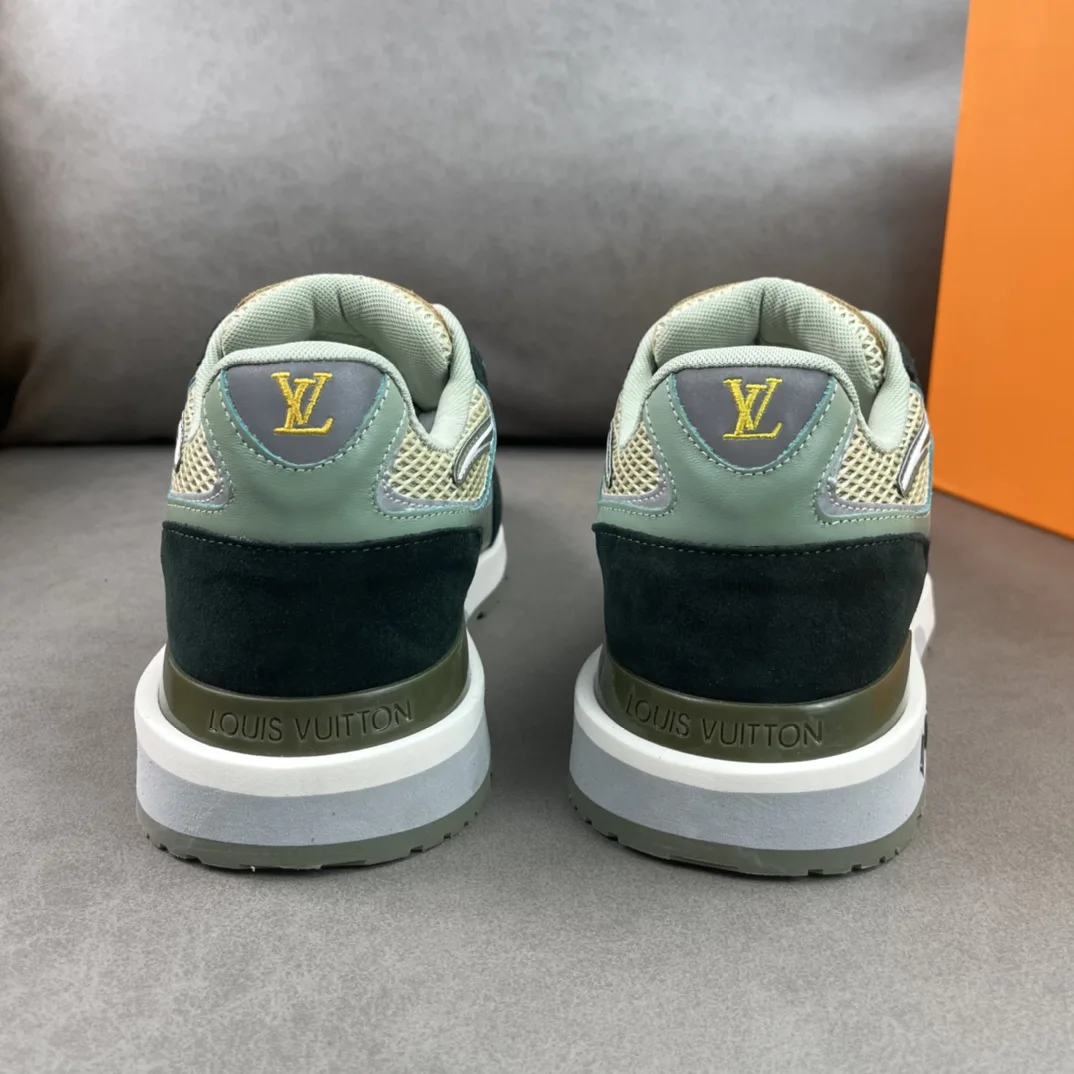 Louis Vuitton Run Away Sneaker Green LV 1A9J0N - Image 5