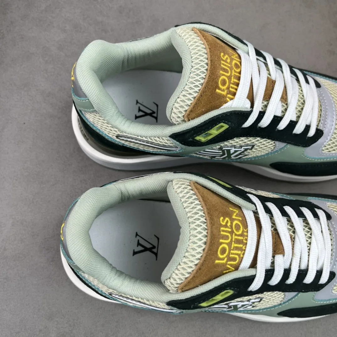Louis Vuitton Run Away Sneaker Green LV 1A9J0N - Image 3