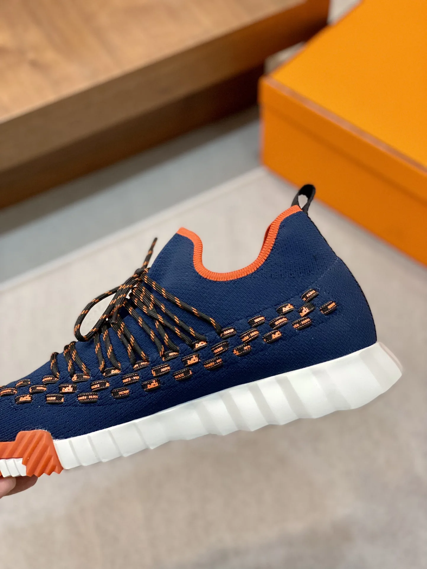 Hermes Sneakers Flex Blue - Image 2
